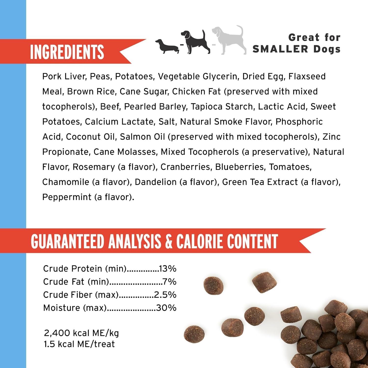10 Oz. Pouch Training Reward Mini Soft & Chewy, Beef Flavor, with 500 Treats per Bag, the Choice of Top Trainers